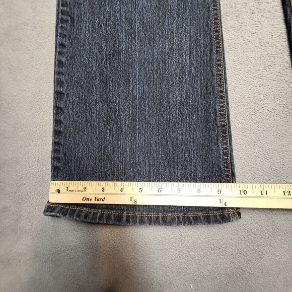Grane Jeans Juniors Size 11 Blue Bootcut Stretch Distressed Denim - Picture 7 of 12